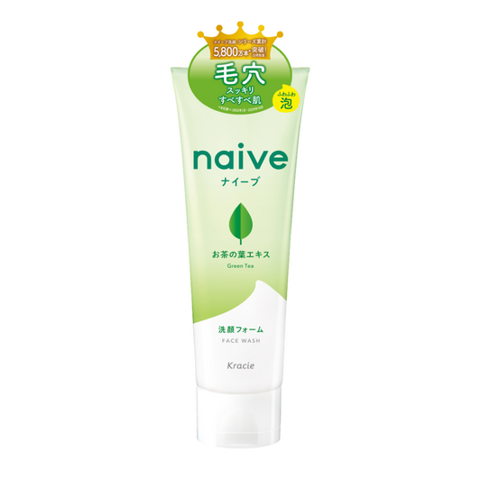Naive Facial Cleansing Foam with Green Tea Leaf Extract 130g