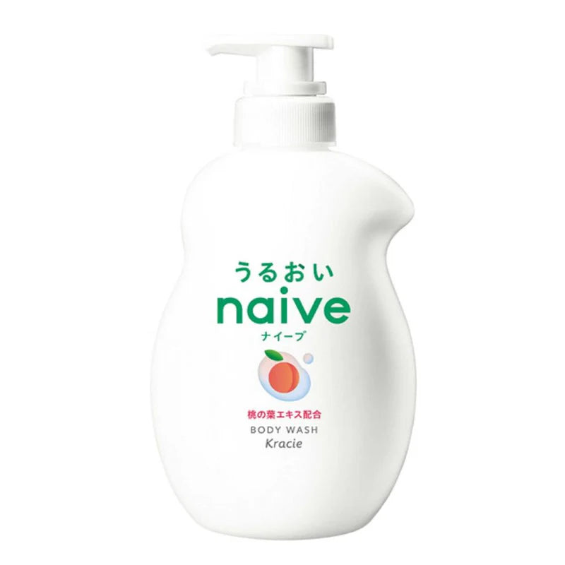 Naive Body Soap Peach Leaf Pump 530ml