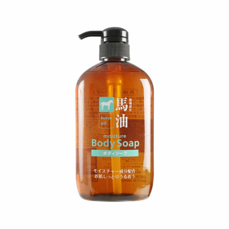 4513574015951 Kumano Yushi Horse Oil Body Soap 600mL