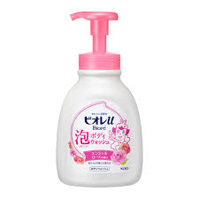4901301335937 Biore U Foaming Body Wash Rose Scent Pump