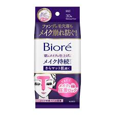 4901301395627 Biore Makeup Fixing Wipes Matte Finish 30 Sheets