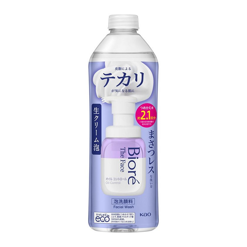 4901301408235 Biore The Face Foaming Facial Cleanser Oil Control Refill