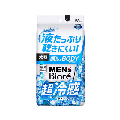 4901301416315 Men’s Biore Face & Body Wipes Cool Type