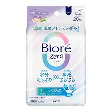 4901301432414 Biore Zero Wipes Elegant Floral