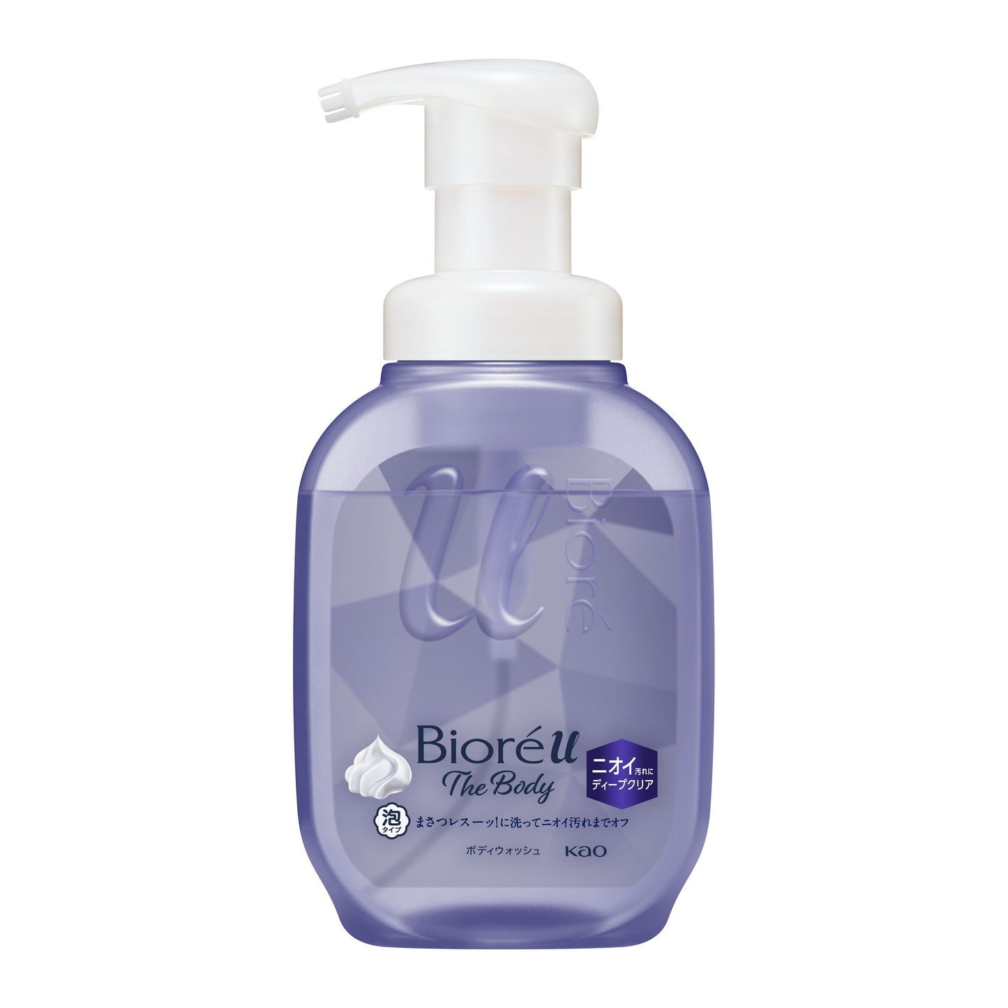 4901301438591 Biore U The Body Foaming Body Wash Deep Clear Pump