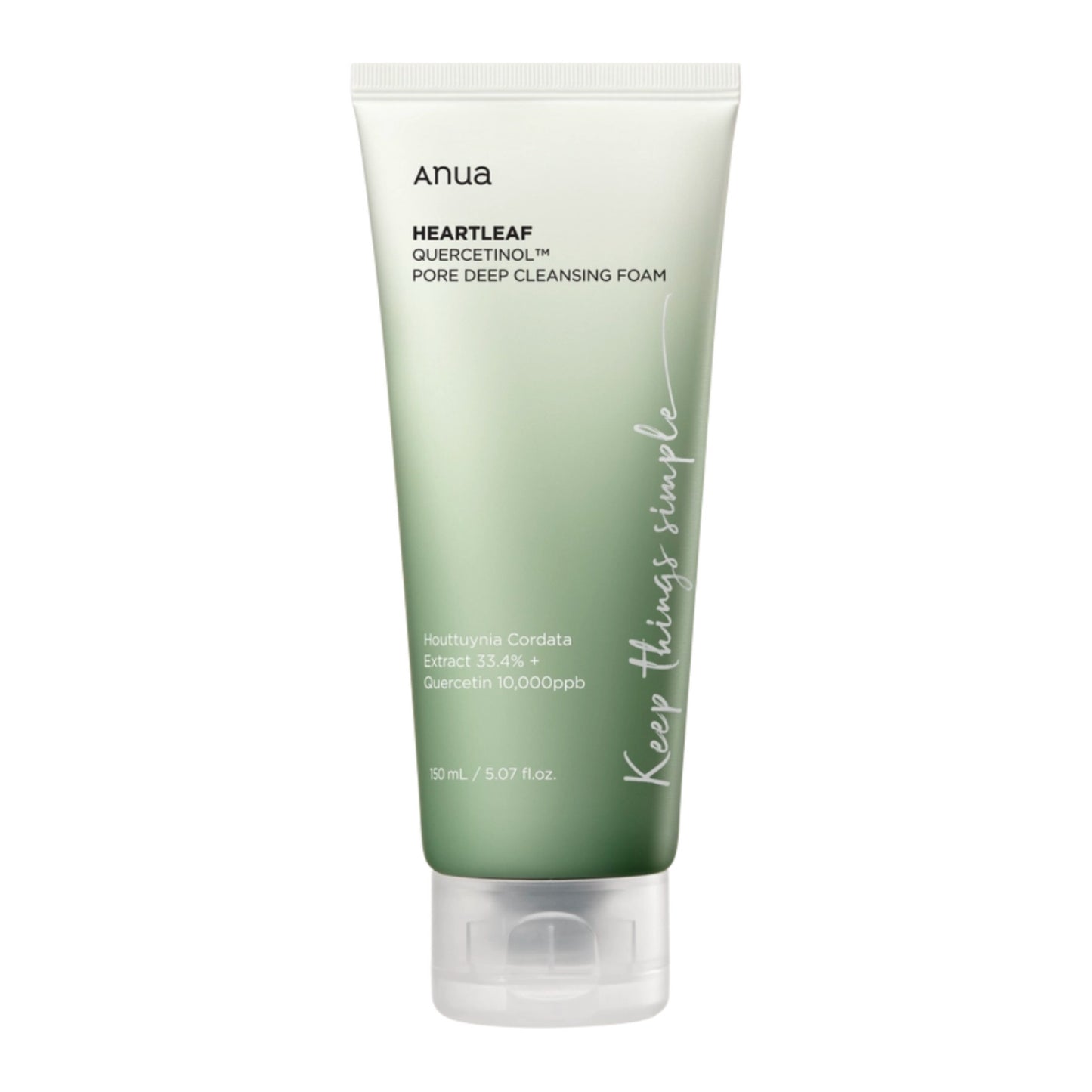8809640734427 ANUA HEARTLEAF QUERCETINOL CLEANSING FOAM 150ml