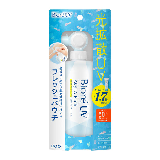 Biore UV Aqua Rich Light Up Essence Fresh Pouch 120g