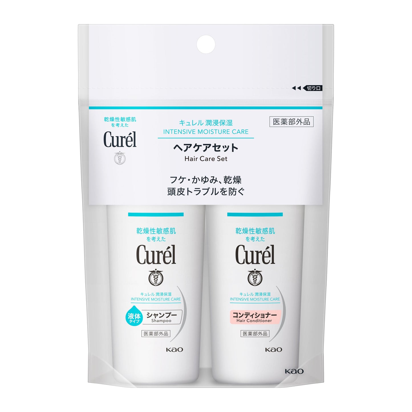 Curel Shampoo & Conditioner Mini Set 90ml B2Nippon