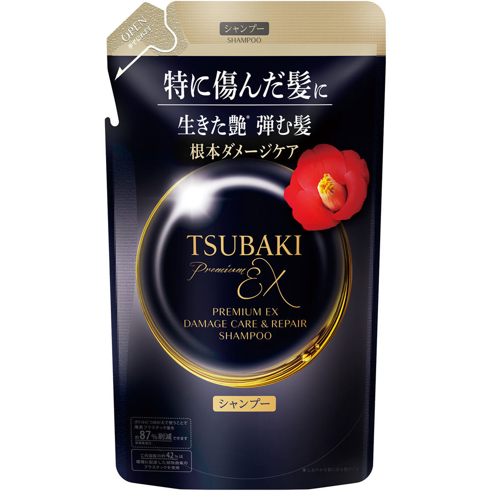 TSUBAKI Premium EX Damage Care & Repair Shampoo Refill 300ml