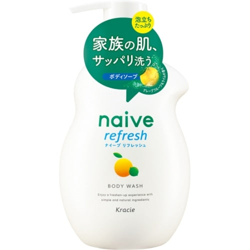 Naive Refresh Body Soap Sea Mud Pump 530ml