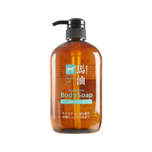 4513574015951 Kumano Yushi Horse Oil Body Soap 600mL