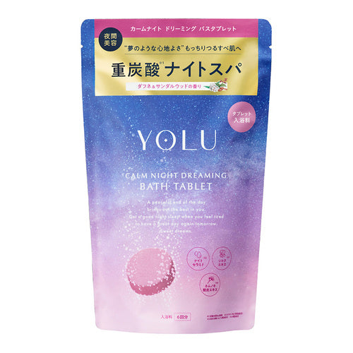 4582521689330 YOLU CALM Night Dreaming Bath Tablets (6 tablets)