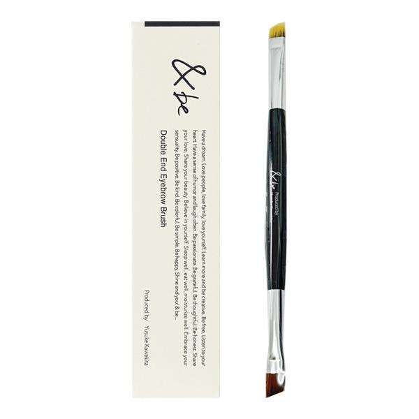 4589409133398 &be Double-Ended Eyebrow Brush