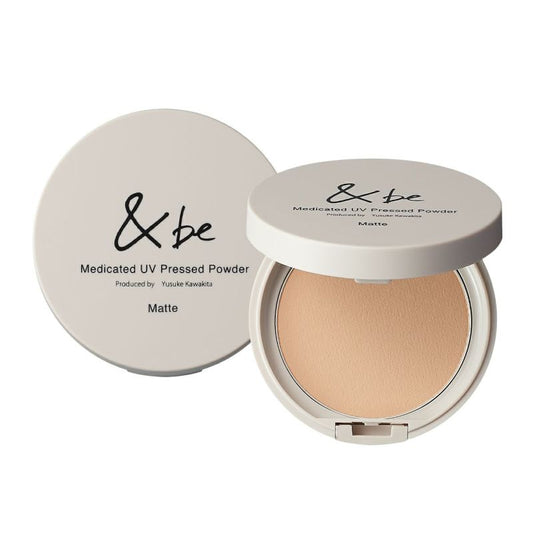4589409134920 &be Medicated UV Pressed Powder 8.5g
