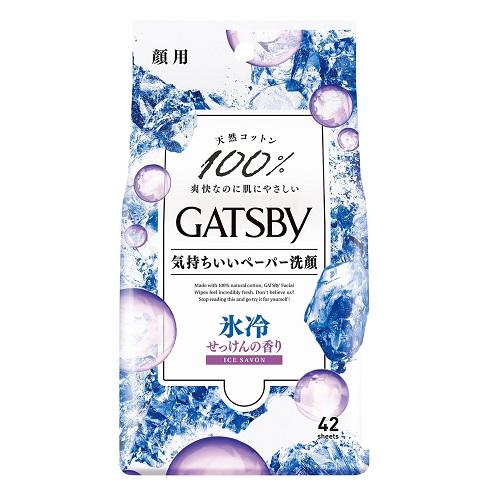GATSBY Facial Paper Ice Soap (Large) 42 sheets