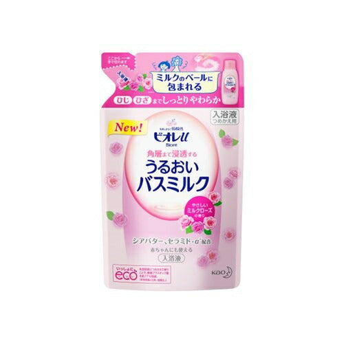 Biore U Deep Penetration Bath Milk Rose Refill