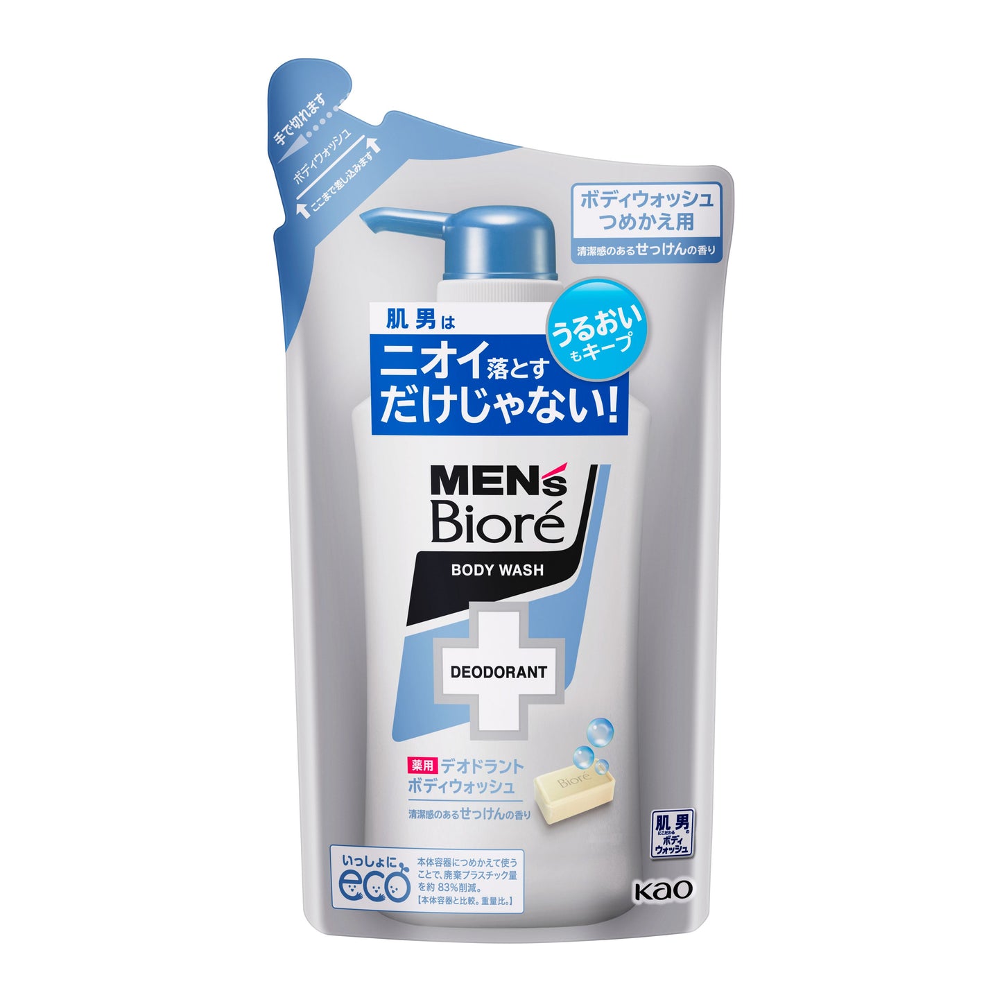 4901301306104 Men’s Biore Deodorant BW Soap Scent Refill