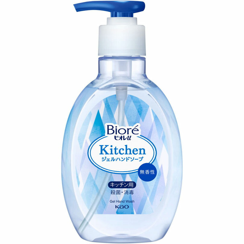 4901301336217 Biore U Kitchen Hand Gel Soap Unscented Pump