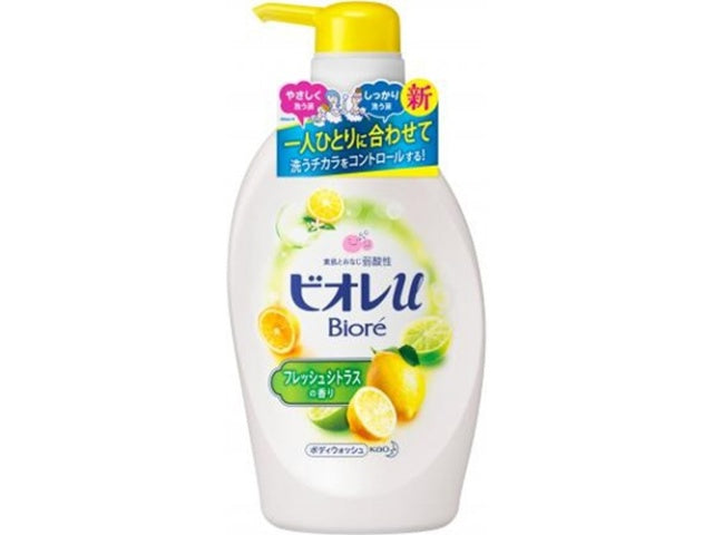 4901301336408 Biore U Fresh Citrus Scent Pump