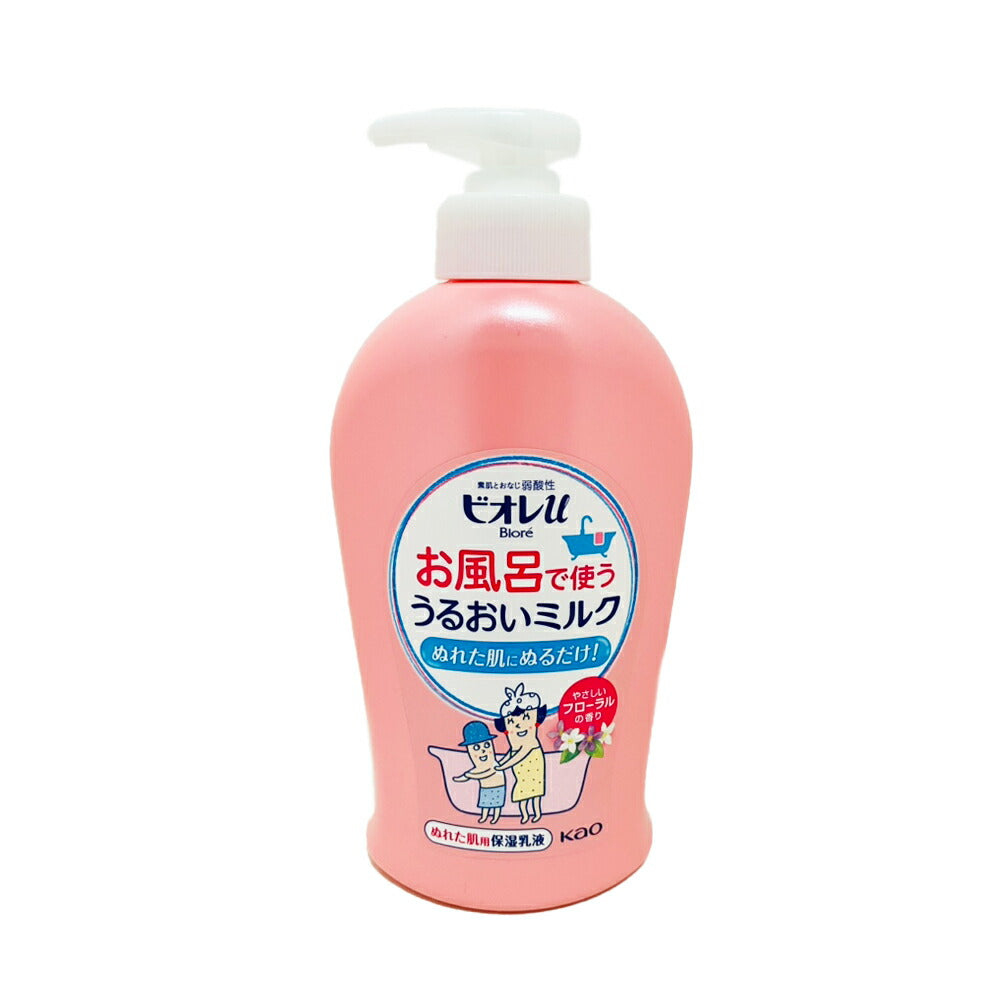 4901301342416 Biore U In-Shower Moisturizing Milk Floral Scent