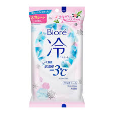 4901301348692 Biore Cooling Wipes Floral Scent