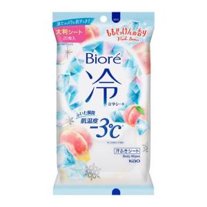 4901301367266 Biore Cooling Wipes Peach & Soap Scent
