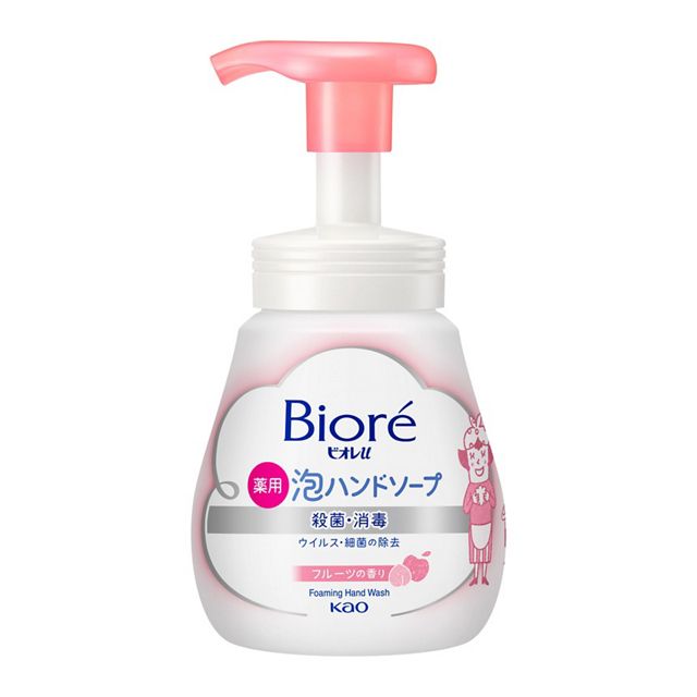 4901301416032 Biore U Foaming Hand Soap Fruity Scent Pump
