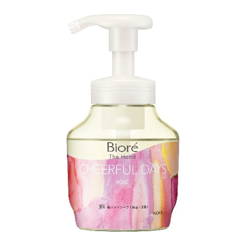 4901301434487 Biore The Hand Foaming Hand Soap Rose Scent Pump