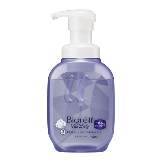 4901301438591 Biore U The Body Foaming Body Wash Deep Clear Pump