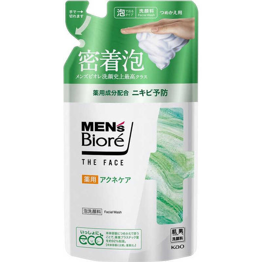 4901301439864 Men’s Biore The Face Medicated Acne Care Refill