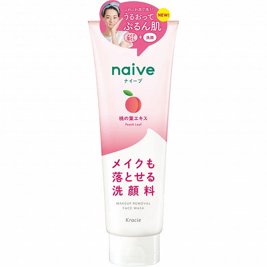 Naive Makeup Remover & Facial Cleansing Foam with Peach Leaf Extract 200g