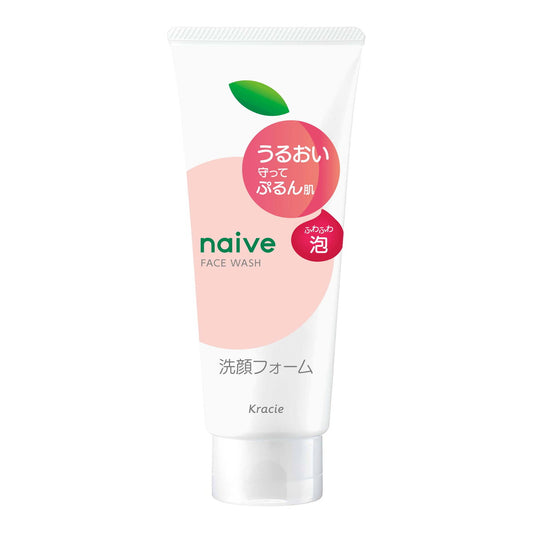 4901417672674 Naive Facial Cleansing Foam with Peach Leaf Extract 120g