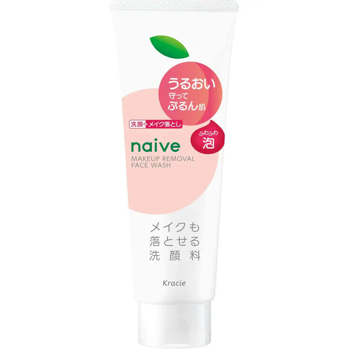 4901417672858 Naive Makeup Remover & Facial Cleansing Foam with Peach Leaf Extract 180g