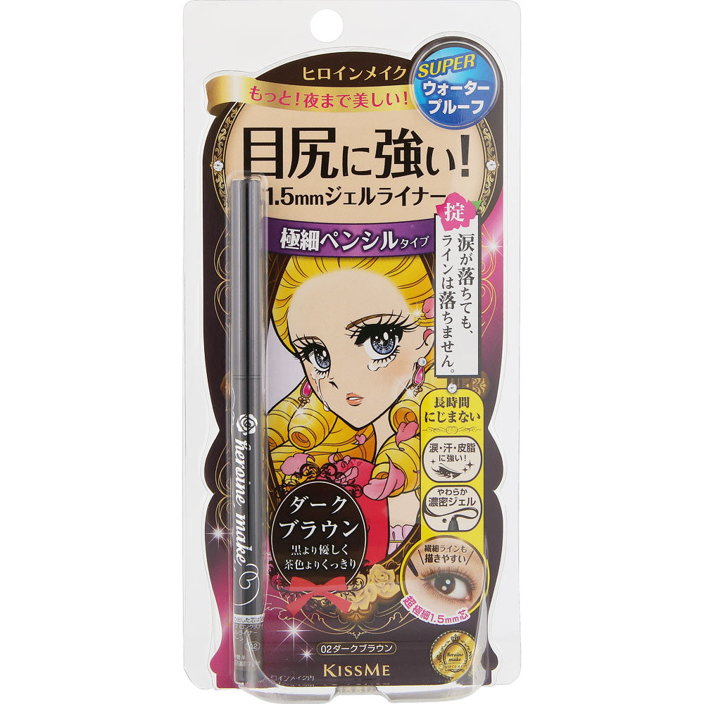 4901433076456 Heroine Make Long Sharp Gel Liner G02