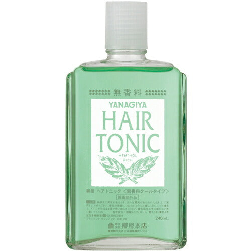 4903018113808 Yanagiya Hair Tonic, Unscented, Cool Type