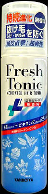 4903018183528 Yanagiya Medicinal Hair Growth Fresh Tonic, Unscented, S Cool