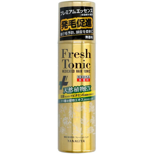 4903018183696 Yanagiya Medicinal Hair Growth Fresh Tonic Premium Unscented