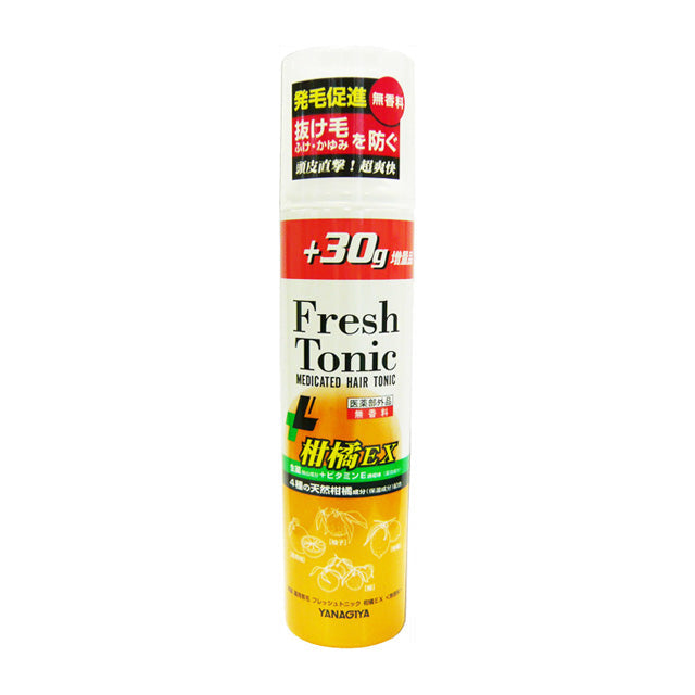 4903018183948 Yanagiya Medicinal Hair Growth Fresh Tonic Citrus EX Unscented Extra Strength