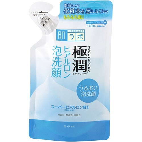 4987241145621 Hada Labo Gokujyun Hyaluron Cleansing Foam Refill 140ml
