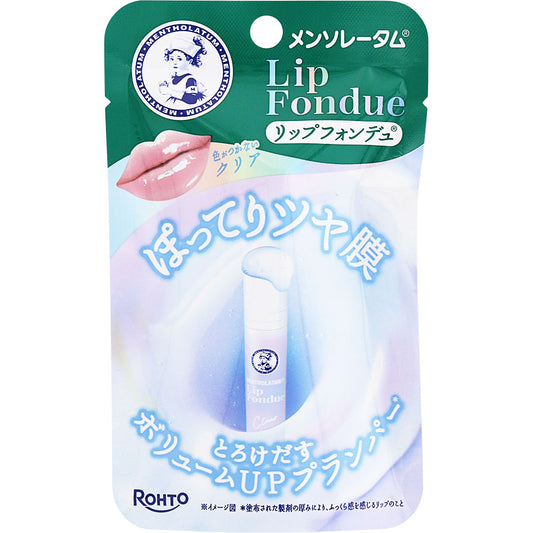 4987241198948 Mentholatum Lip Fondue Plumping Hydrating Balm - Clear 3.2g