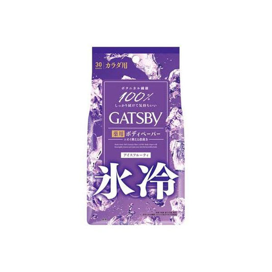 GATSBY Ice Deo Paper Ice Fruity (Large) 30 sheets