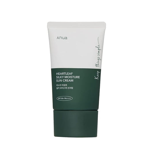 8809640733185 ANUA HEARTLEAF SILKY MOISTURE SUNCREAM 50ml