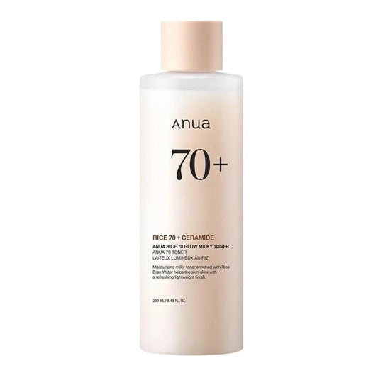 8809640735455 ANUA RICE 70 GLOW MILKY TONER 250ml