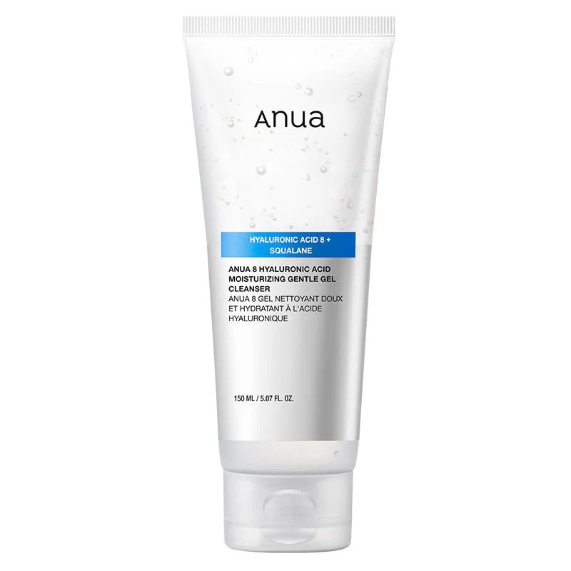 8809640735813 ANUA 8 HYALURONIC ACID MOISTURIZING GENTLE GEL CLEANSER 150ml