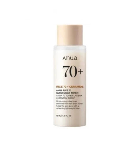 8809640736568 ANUA RICE 70 GLOW MILKY TONER 40ml