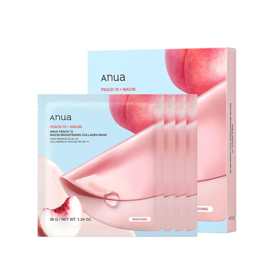 8809640737237 PEACH 70 NIACIN BRIGHTENING COLLAGEN MASK 38G (1EA)*4SET