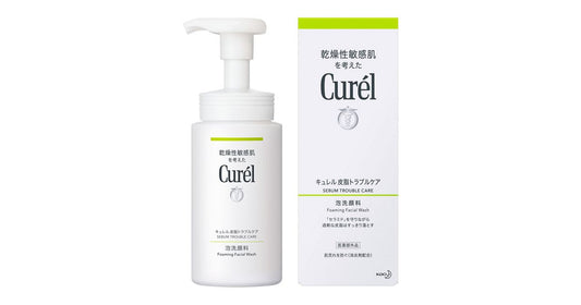 Curel Sebum Trouble Care Foaming Facial Wash 150ml
