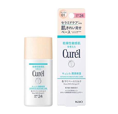 Curel Intensive Moisture Care Tinted Base Milk Beige 01 30ml