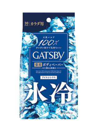 GATSBY Ice Deo Paper Ice Citrus 30 sheets