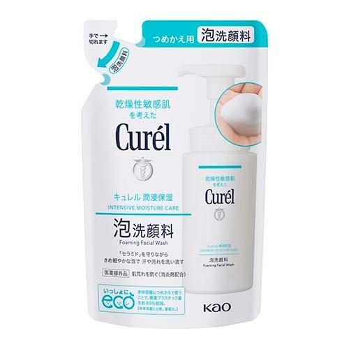 Curel Foaming Facial Wash Refill 130ml